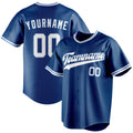 Personalized Blue & White Color Fan Baseball Jersey BB01240528WY051