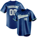 Personalized Blue & White Color Fan Baseball Jersey BB01240528WY057