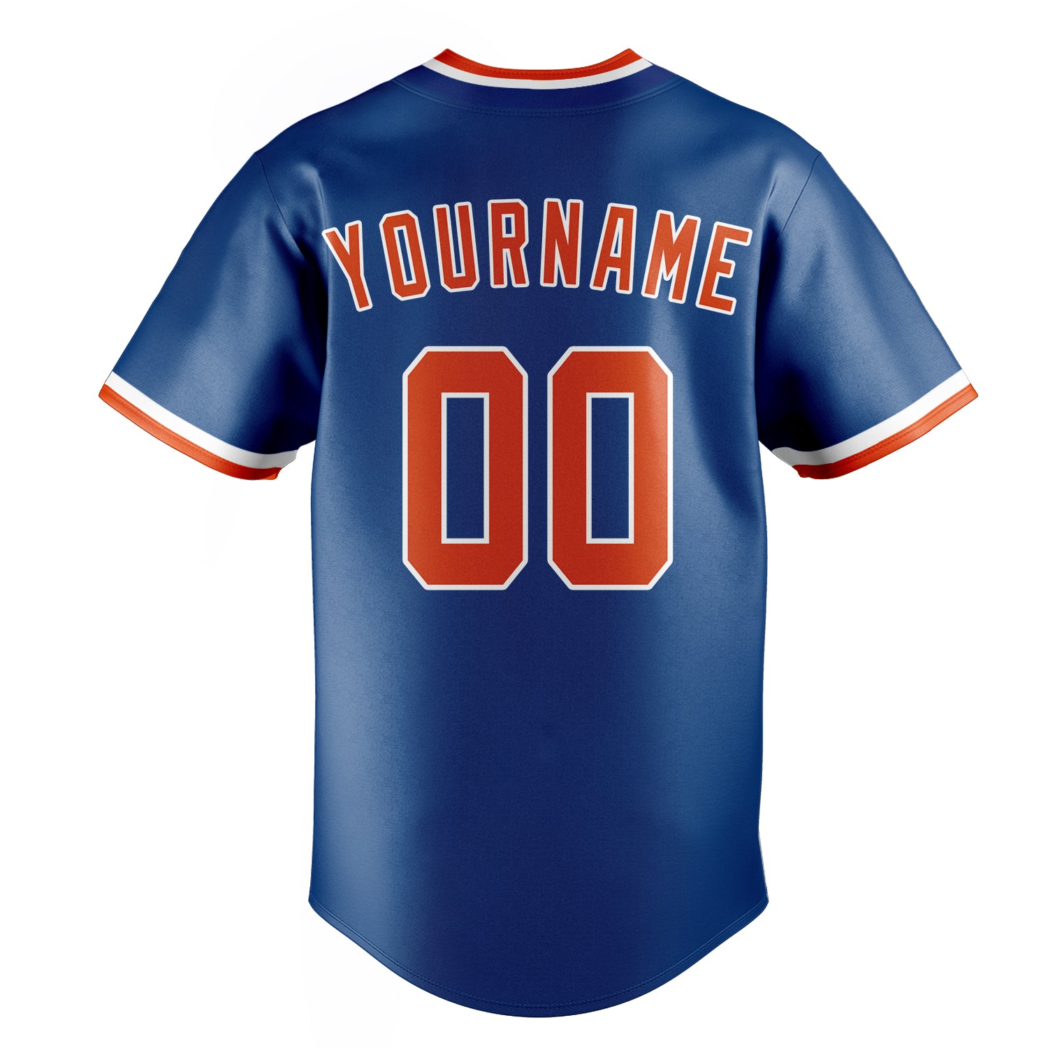 Personalized Blue & Red Color Fan Baseball Jersey
