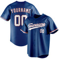 Personalized Blue & White Color Fan Baseball Jersey BB01240528WY065