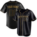 Personalized Black & Old Gold Color Fan Baseball Jersey BB01240528YX188