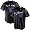 Personalized Black & White Color Fan Baseball Jersey BB01240528YX189