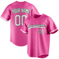 Personalized Pink & White Color Fan Baseball Jersey BB01240529WX407