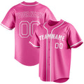 Personalized Pink & White Color Fan Baseball Jersey BB01240529WX412