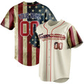 Personalized Cream & Red 3D American Flag Fan Baseball Jersey BB01240529YX208