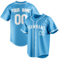 Personalized Sky Blue & White Color Fan Baseball Jersey BB01240530WX311