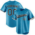 Personalized Panther Blue & Black Color Fan Baseball Jersey BB01240530WX360
