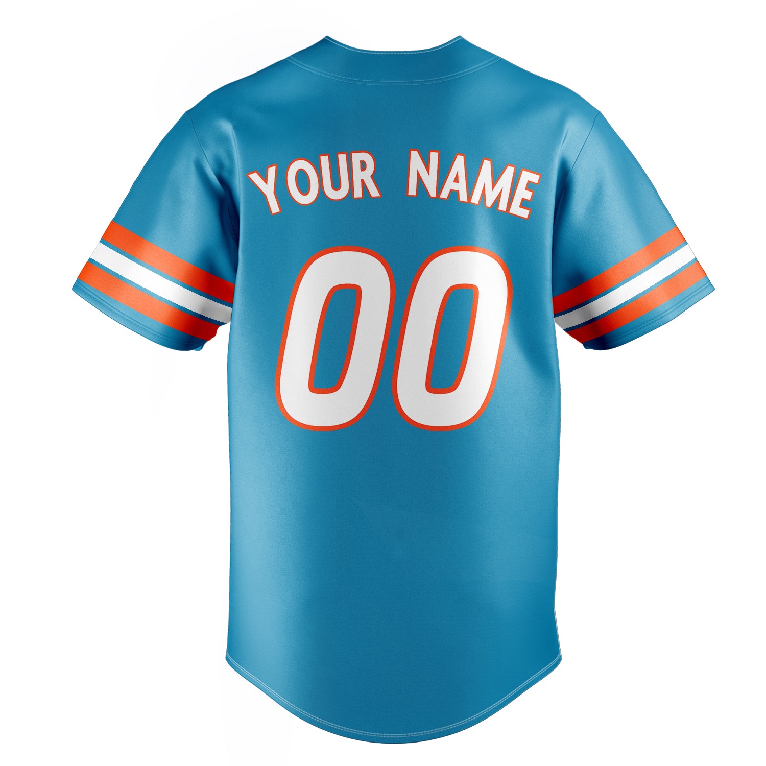 Personalized Panther Blue & White Color Fan Baseball Jersey