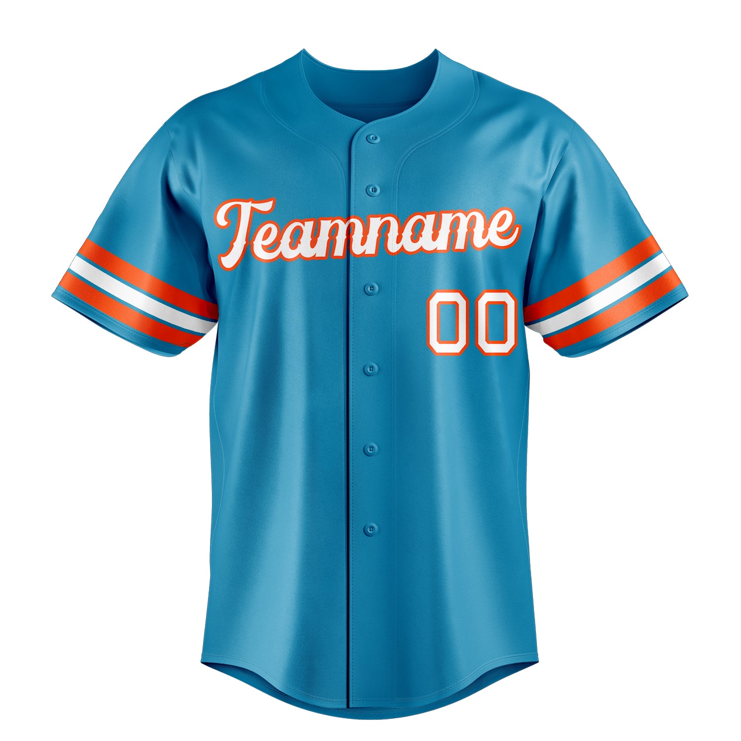 Personalized Panther Blue & White Color Fan Baseball Jersey