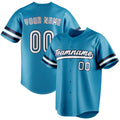 Personalized Panther Blue & White Color Fan Baseball Jersey BB01240530WX367