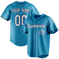 Personalized Panther Blue & White Color Fan Baseball Jersey BB01240530WX373