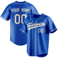 Personalized Thunder Blue & Cream Color Fan Baseball Jersey BB01240530WY357