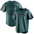 Personalized Midnight Green & Black Color Fan Baseball Jersey BB01240531JZ440