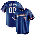 Personalized Royal & White Color Fan Baseball Jersey BB01240531TY362