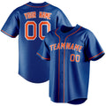 Personalized Royal & Orange Color Fan Baseball Jersey BB01240531TY364