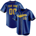 Personalized Royal & Gold Color Fan Baseball Jersey BB01240531TY365