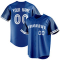 Personalized Royal & White Color Fan Baseball Jersey BB01240531TY368