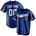 Personalized Royal & White Color Fan Baseball Jersey BB01240531TY373