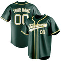 Personalized Green & White Color Fan Baseball Jersey BB01240531TY400