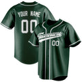 Personalized Green & White Color Fan Baseball Jersey BB01240531TY402