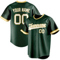 Personalized Green & White Color Fan Baseball Jersey BB01240531TY416
