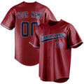 Personalized Maroon & Navy Color Fan Baseball Jersey BB01240531WX475