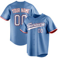 Personalized Light Blue & White Color Fan Baseball Jersey BB01240531WY463