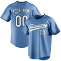 Personalized Light Blue & White Color Fan Baseball Jersey BB01240531WY472
