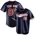 Personalized Navy & White Color Fan Baseball Jersey BB01240531WY492