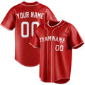 Personalized Red & White Color Fan Baseball Jersey BB01240531XJ404