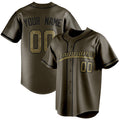 Personalized Olive & Camo Color Fan Baseball Jersey BB01240531YX396