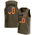 Personalized Olive & Black Solid Color Basketball Jersey