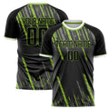 Personalized Gray & Teal Pattern Soccer Jersey