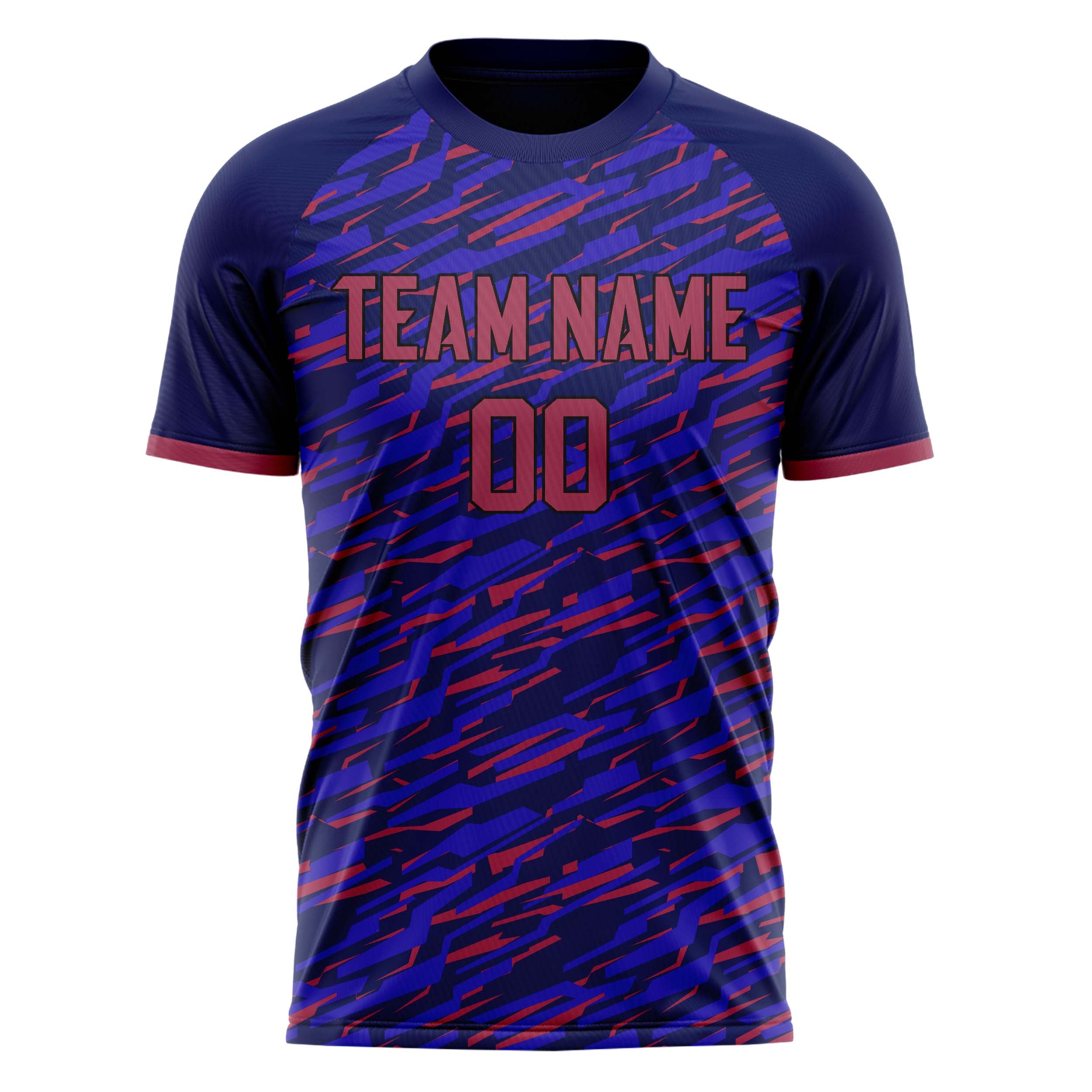 Personalized Purple & Pink Pattern Soccer Jersey