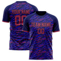 Personalized Purple & Pink Pattern Soccer Jersey