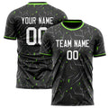 Personalized Black & White Pattern Soccer Jersey