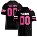 Personalized Black pink Solid Colour Football Jersey FT02240730BL021