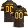 Personalized gold Solid Colour Football Jersey FT02240730BR043