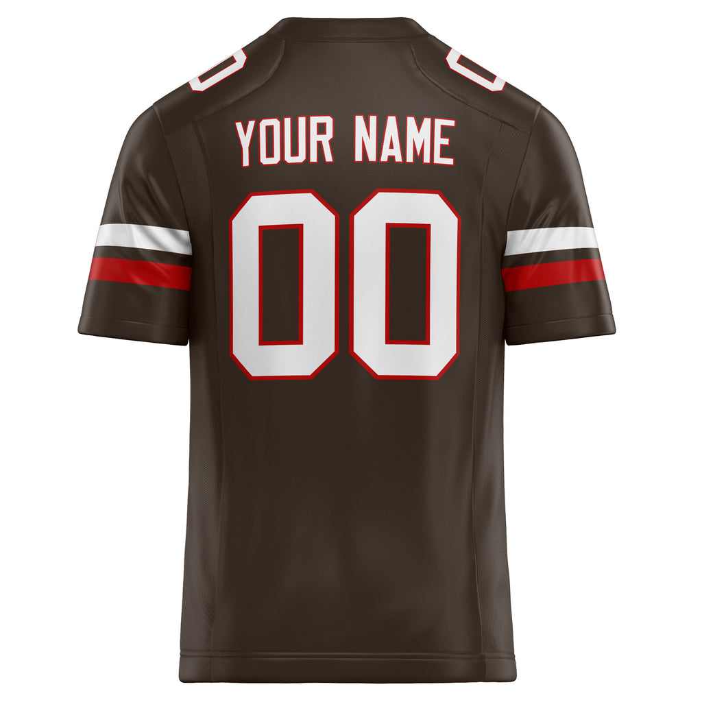 Personalized White & Solid Colour Football Jersey