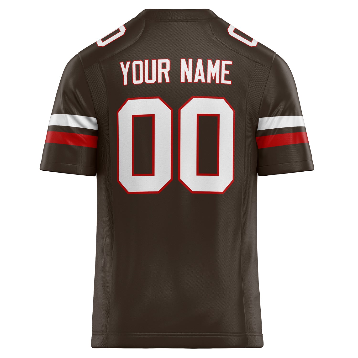 Personalized White & Solid Colour Football Jersey