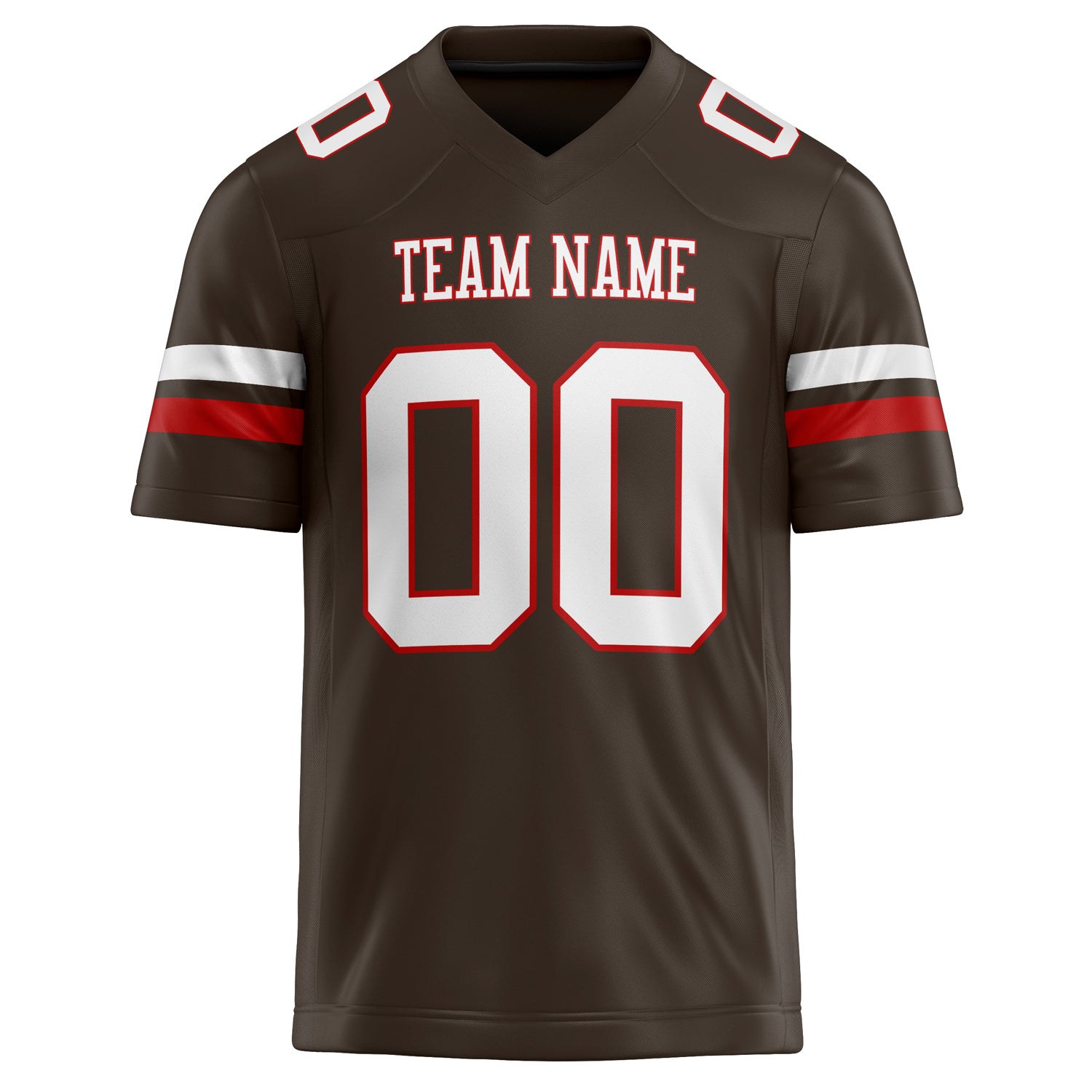 Personalized White & Solid Colour Football Jersey