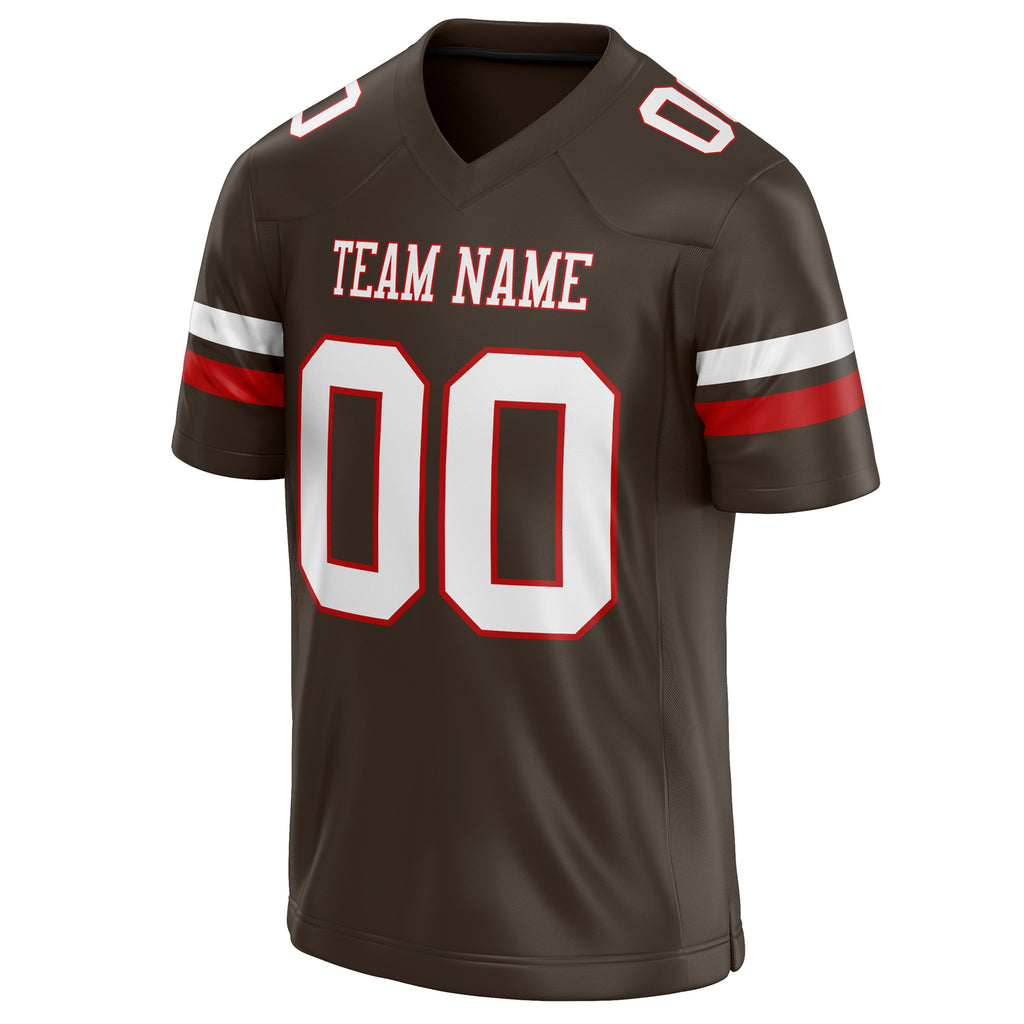 Personalized White & Solid Colour Football Jersey