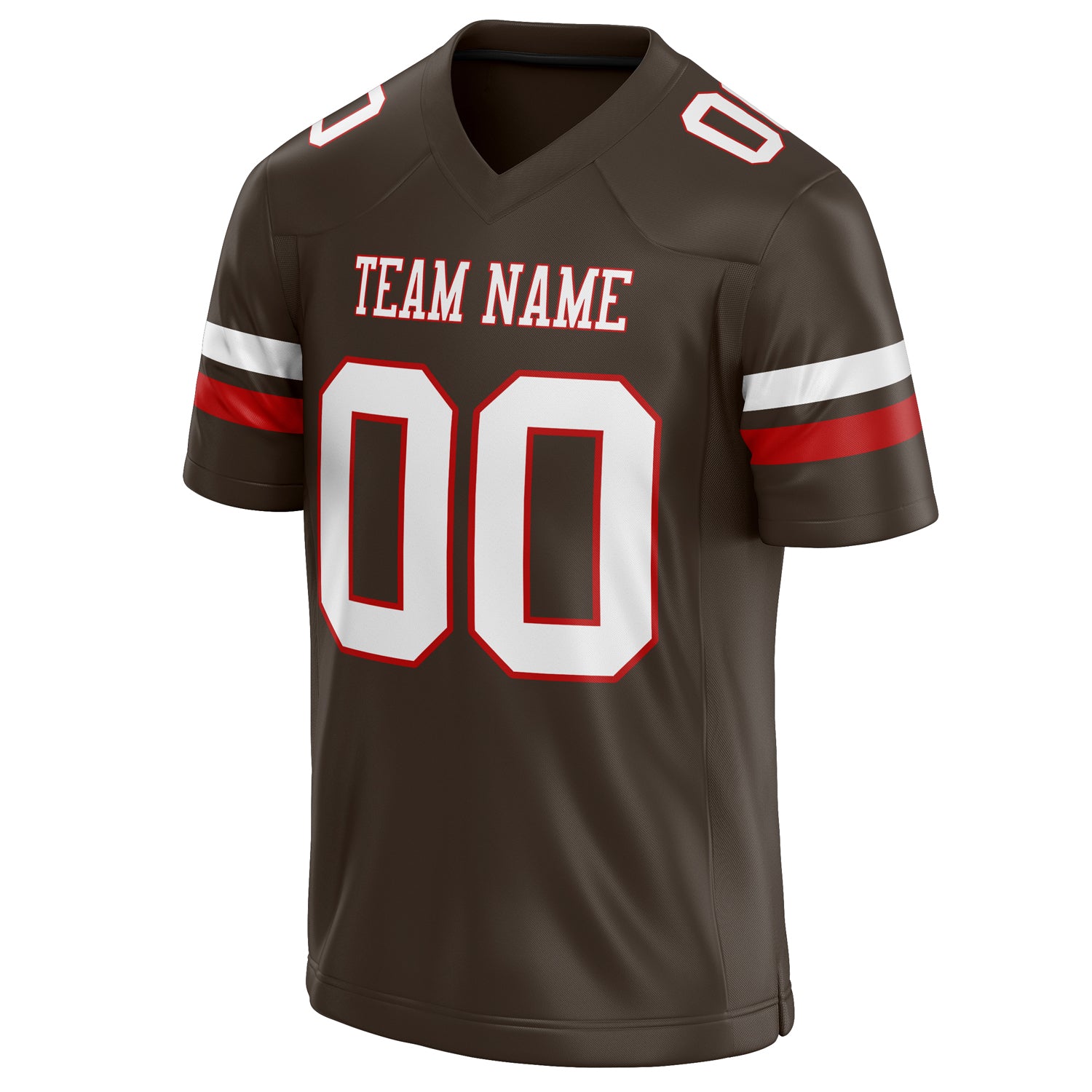 Personalized White & Solid Colour Football Jersey