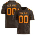 Personalized orange Solid Colour Football Jersey FT02240730BR049