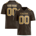 Personalized brown Solid Colour Football Jersey FT02240730BR050