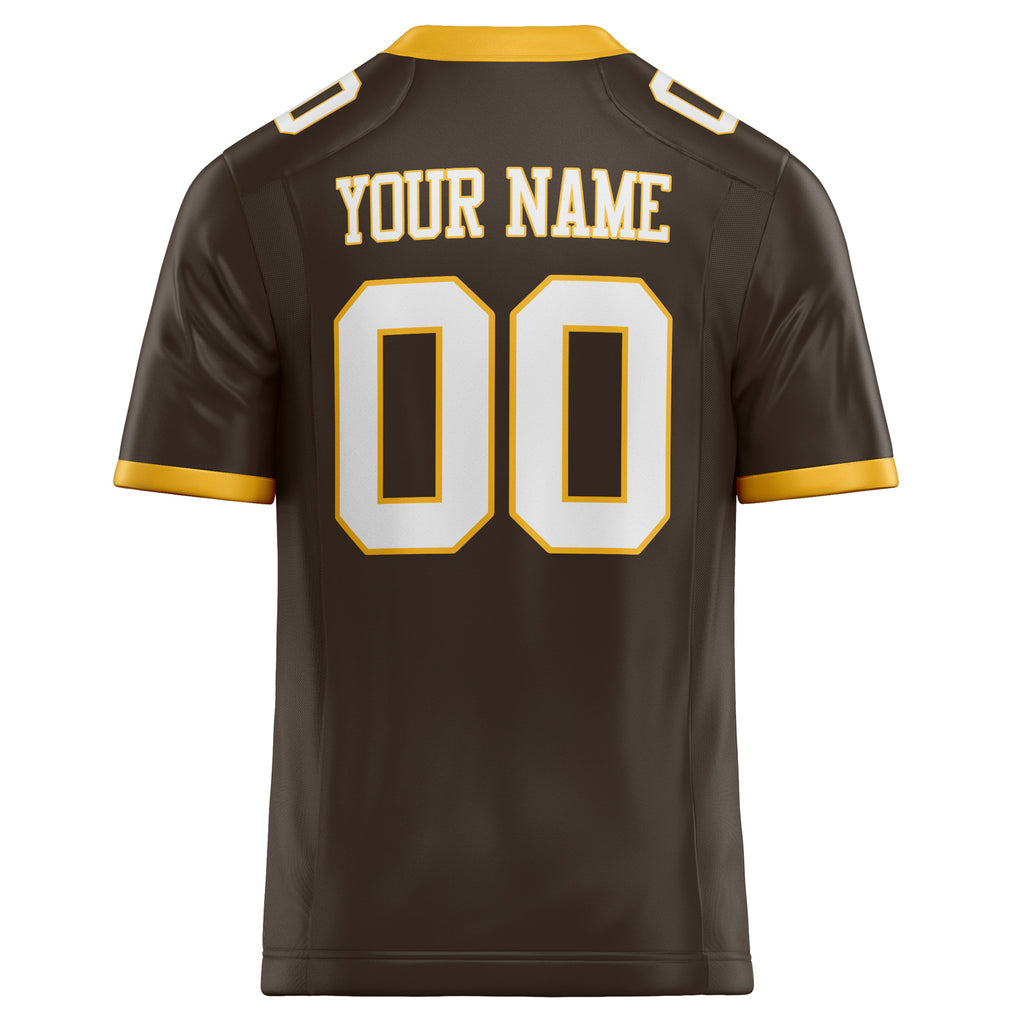 Personalized White & Solid Colour Football Jersey
