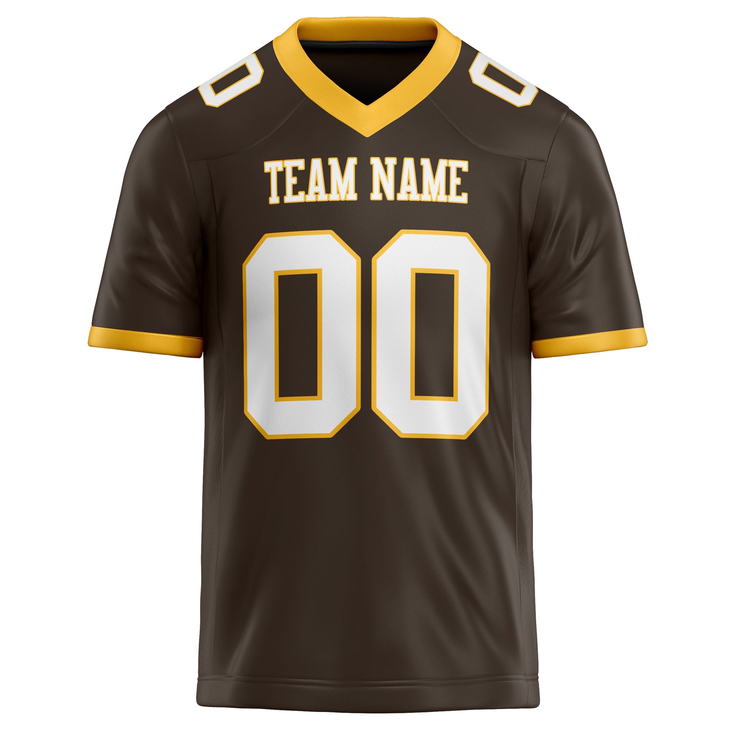 Personalized White & Solid Colour Football Jersey
