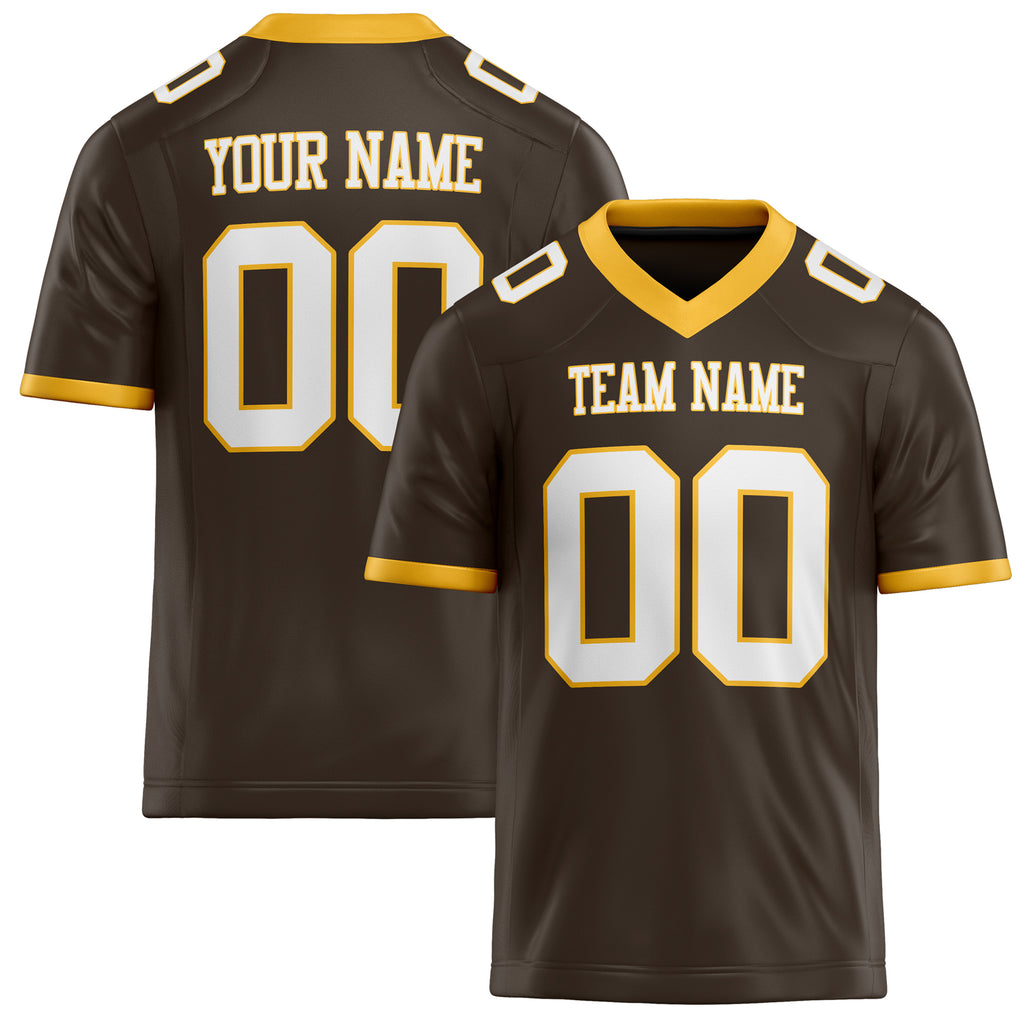 Personalized White Solid Colour Football Jersey FT02240730BR051