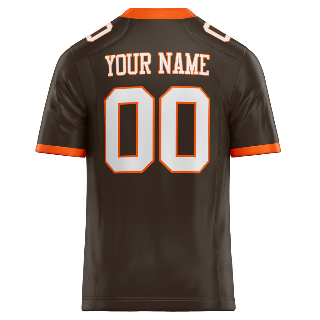 Personalized White & Solid Colour Football Jersey