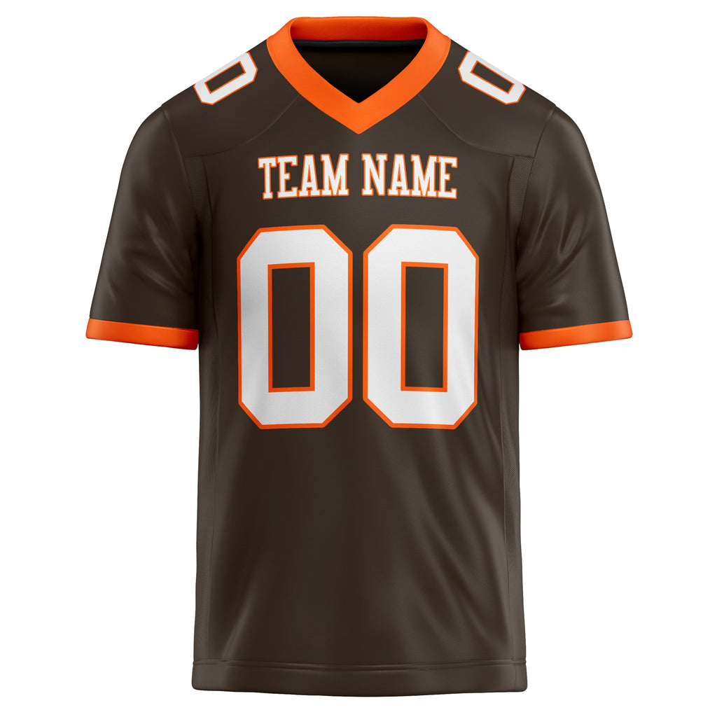 Personalized White & Solid Colour Football Jersey